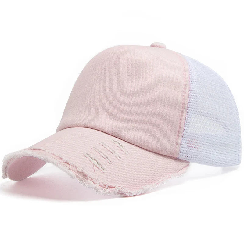 Mesh Baseball Cap for Summer | Lightweight Unisex Snapback Hat