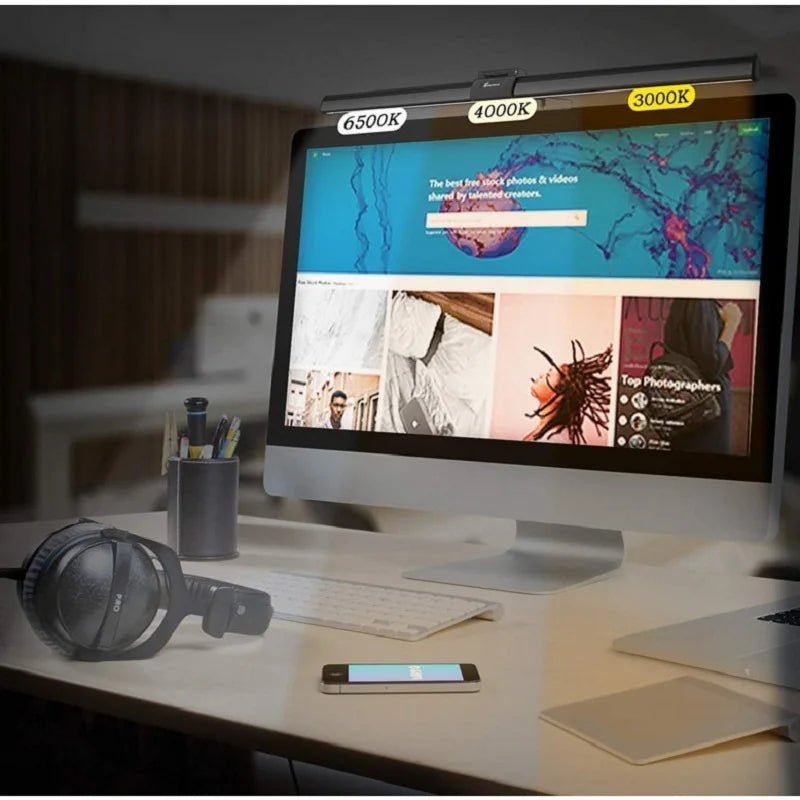 LED Monitor Light Bar Screen Hanging Lamp CCT Dimmable for Work Study Gaming
