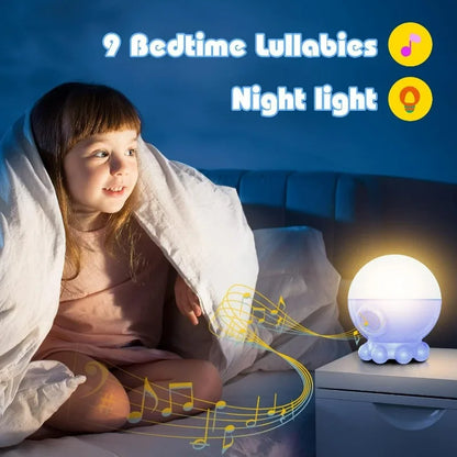 Octopus Jellyfish Starry Sky Light with Remote Control 360 Degree Rotating Projection Music Light Home Bedroom Projection Light