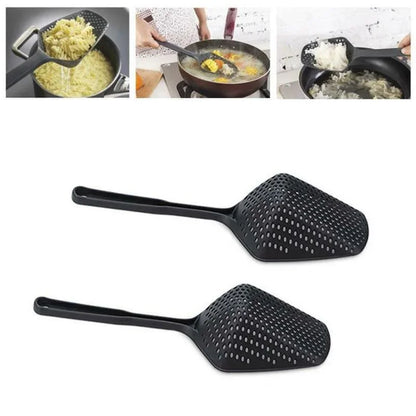 Kitchen Scoop Colander | Multi-Function Food Strainer and Drainer