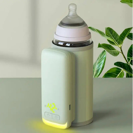 Chauffe-biberon portable USB de voyage avec contrôle de la température LCD