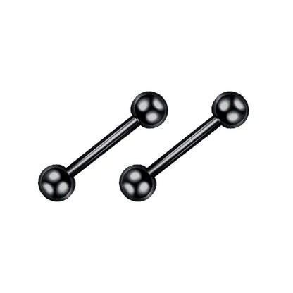 Black Punk Cross Hoop Earrings | Stainless Steel Unisex Jewelry