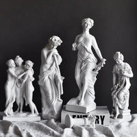 Ancient Greece Venus Emerging Goddess Resin Sculpture Handmade Classical Female Statue Aphrodite Ornament  Decor Art Collector