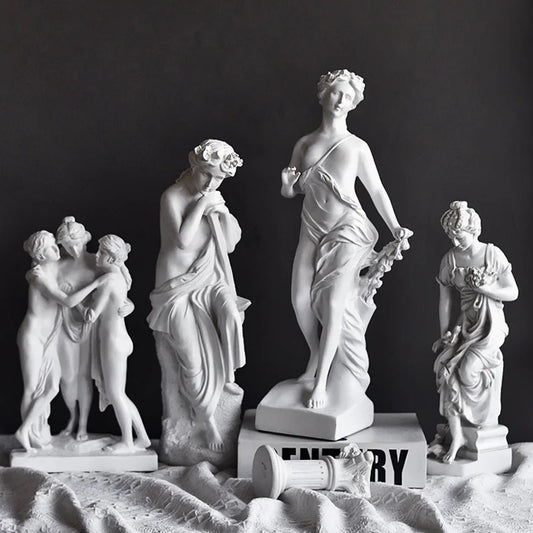 Antigua Grecia Venus Diosa Emergente Escultura de Resina Hecha a Mano Estatua Clásica Femenina Adorno de Afrodita Coleccionista de Arte Decorativo