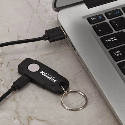 Mini LED Keychain Light | USB Rechargeable Compact Flashlight