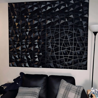 3D Wall Panels 30x30cm Indoor Wall Decoration for Living Room Bedroom Hotel Office  Mural Tile-Panel-Mold 3D Wall Sticker