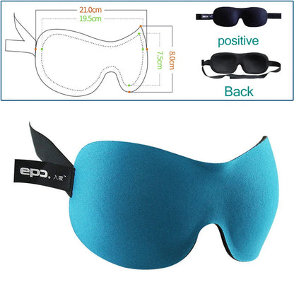 3D Breathable Sleep Mask | Light Blocking Eye Cover for Travel
