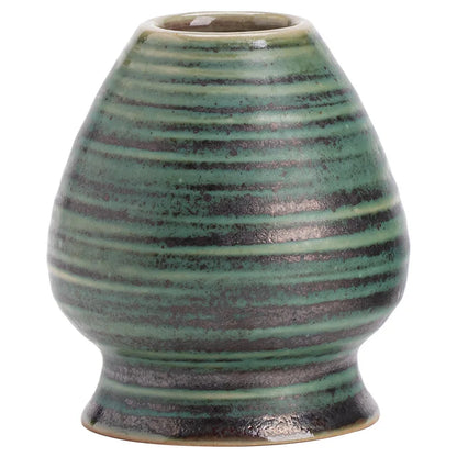 Soporte de bambú para batidor de té Matcha Chasen, espiral de cambio de horno japonés, molinillo, accesorios para el té, juego de té