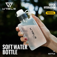 WRELS Curved Waist Water Bottle | BPA-Free Sports Bottle for Running Cycling Travel