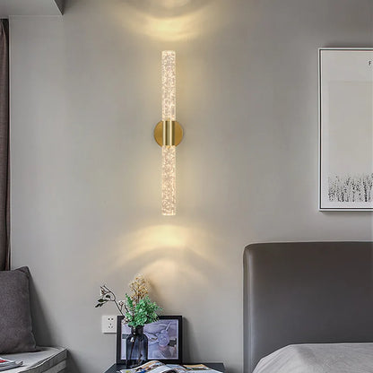 Lampe Murale LED Nordique en Cristal pour Chambre à Coucher, Chevet, Salon AC85-265V
