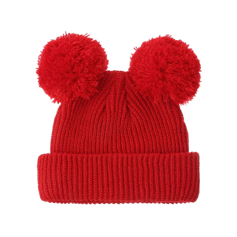 Baby Knotted Turban Hat for Newborns | Pom Pom Cap