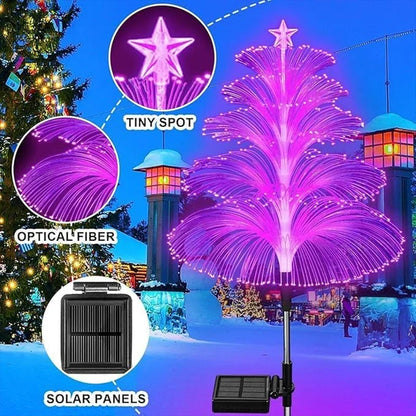Solar Jellyfish Garden Lights Outdoor Color Changing LED Landscape Pathway Lamp