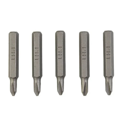 5pcs Cross Screwdriver Bit Set Magnetic Phillips Bits PH0000 to PH2 | 4mm Hex Shank Precision Hand Tools