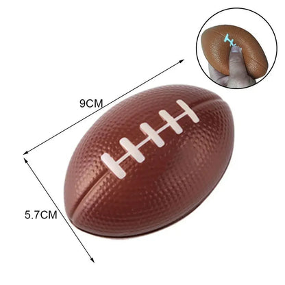 Mini PU Stress Relief Football | Soft Squeeze Ball for Kids and Adults