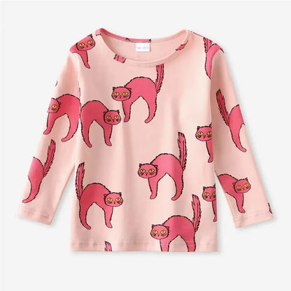 Fashion Cartoon Kids Sweatshirt – Unisex Cotton Top