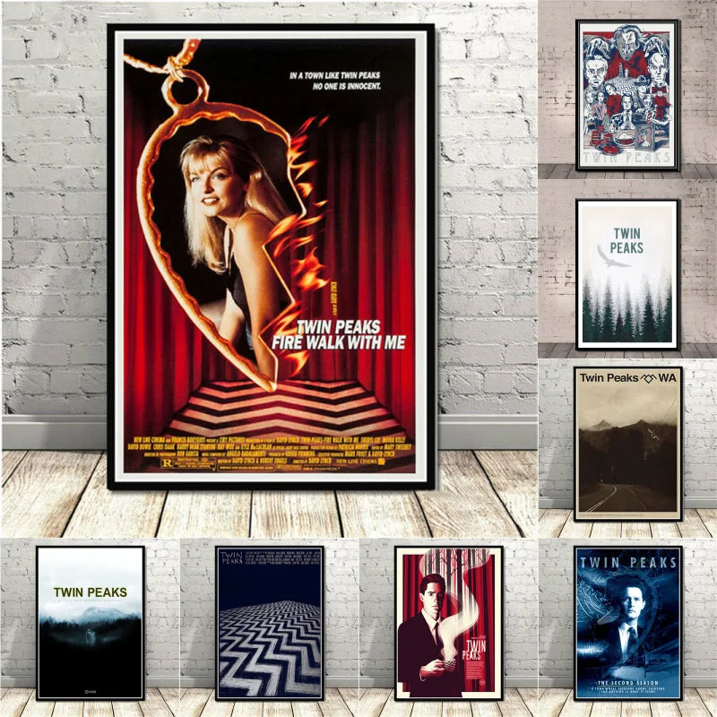 Série télévisée Twin Peaks Affiches d'anime de films classiques et impressions sur toile Peintures d'art murales pour la décoration intérieure du salon