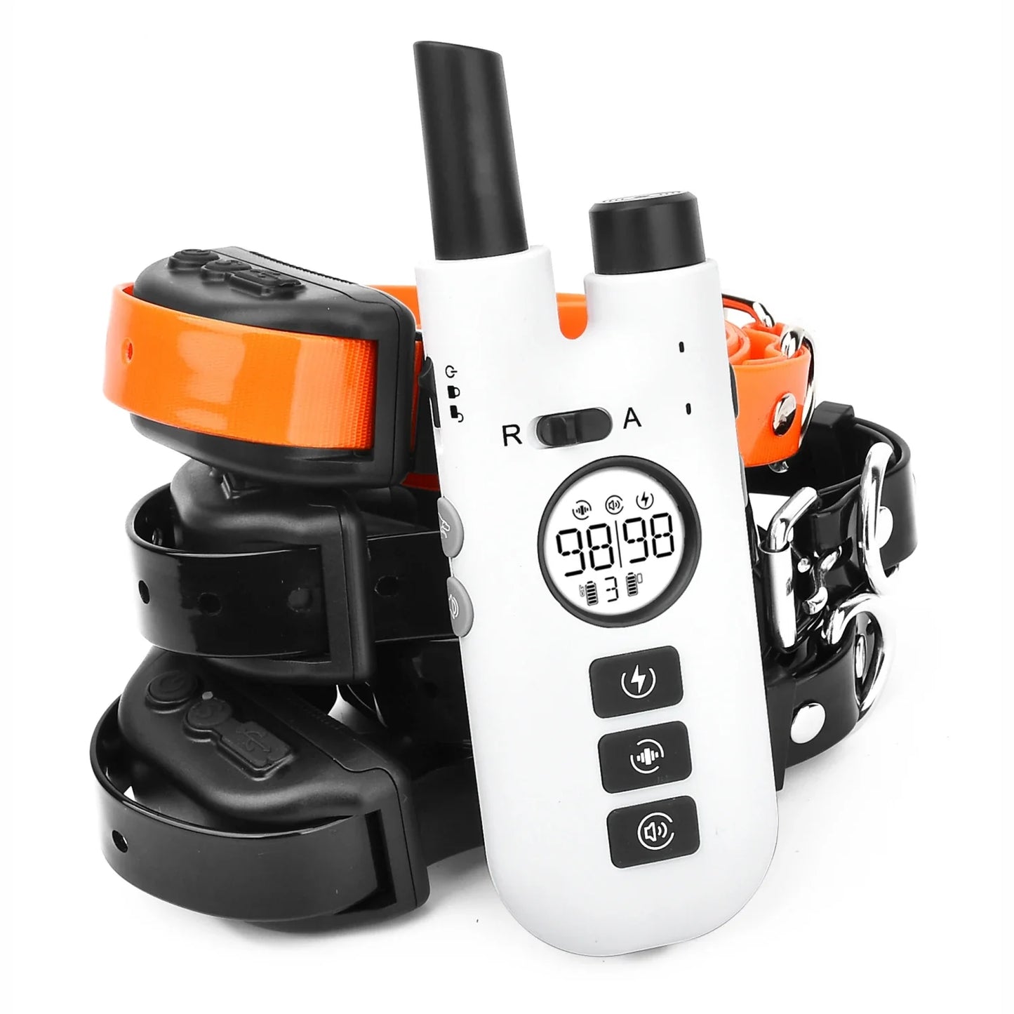 Dog Training Collar 800M Remote Waterproof Rechargeable No Bark Control Collar 2in1