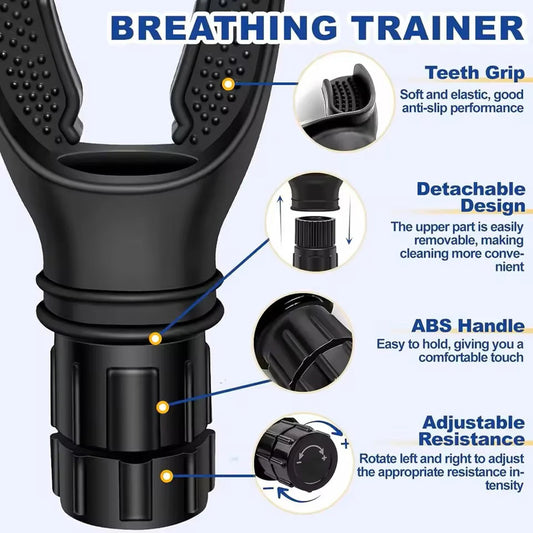 Breathing Trainer Lung Flexer | Durable Fitness Exerciser for Increased Lung Capacity