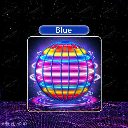 Flying LED Ball Toy for Kids – Hand Controlled 360° Rotating Cosmic Globe