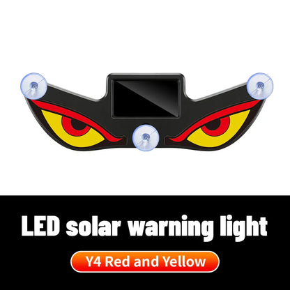 Solar Demon's Eye Car Dynamic LED Light | No Wiring Moving Eyes Car Decoration