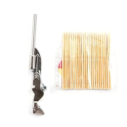 Mini Toothpick Gun | Metal Shooting Toy for Fun and Decompression