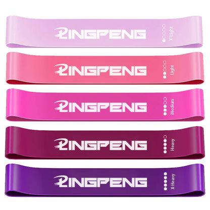 Resistance Loop Exercise Bands Set | 5 Levels Elastic Bands for Strength Training