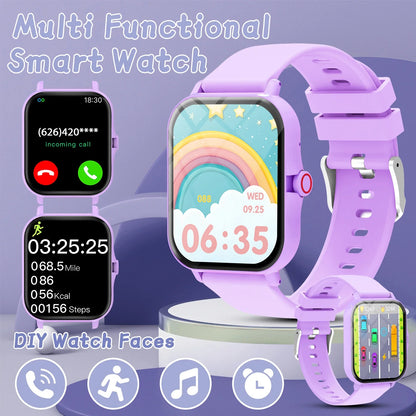 2026 Smartwatch with 1.83-Inch Screen | Bluetooth Call Fitness Tracker for Kids and Adults