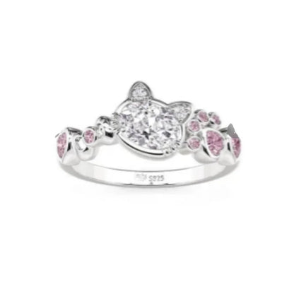 925 Sterling Silver Lotus Bow Ring | Elegant Women's Gift Ring