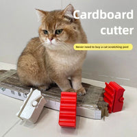 DIY Cat Scratching Board Maker Kit | Compact Cardboard Cutting Tool for Homemade Scratchers