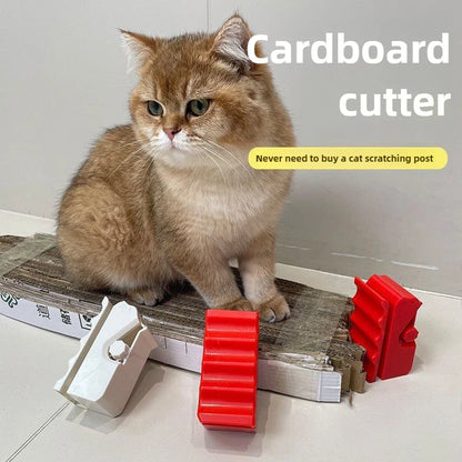 DIY Cat Scratching Board Maker Kit | Compact Cardboard Cutting Tool for Homemade Scratchers