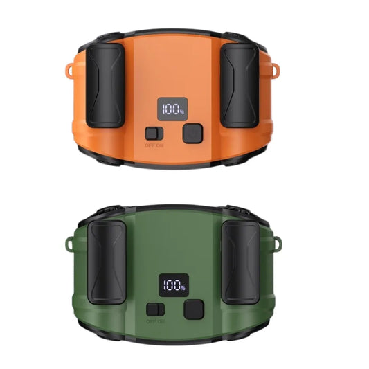 Breeze Activo | Ventilador de cintura portátil con doble salida de aire | Solución de enfriamiento manos libres para actividades al aire libre