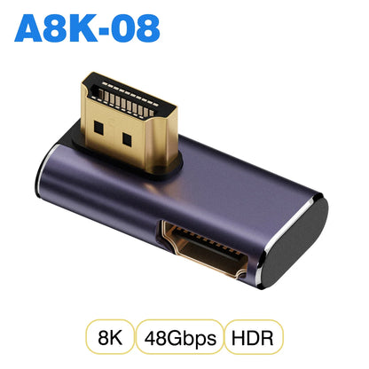 HDMI-Compatible Adapter | Mini and Micro HDMI to HDMI 2.1 Converter 48Gbps 8K60Hz 4K120Hz