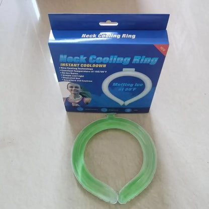 Outdoor Summer Neck Cooling Tube | Reusable Ice Ring for Hiking, Cycling, and Fishing