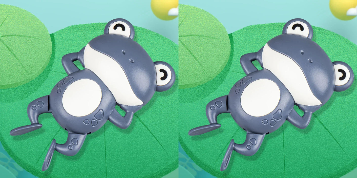 Clockwork Swim Frog Bath Toy | Toddler Bath Time Fun