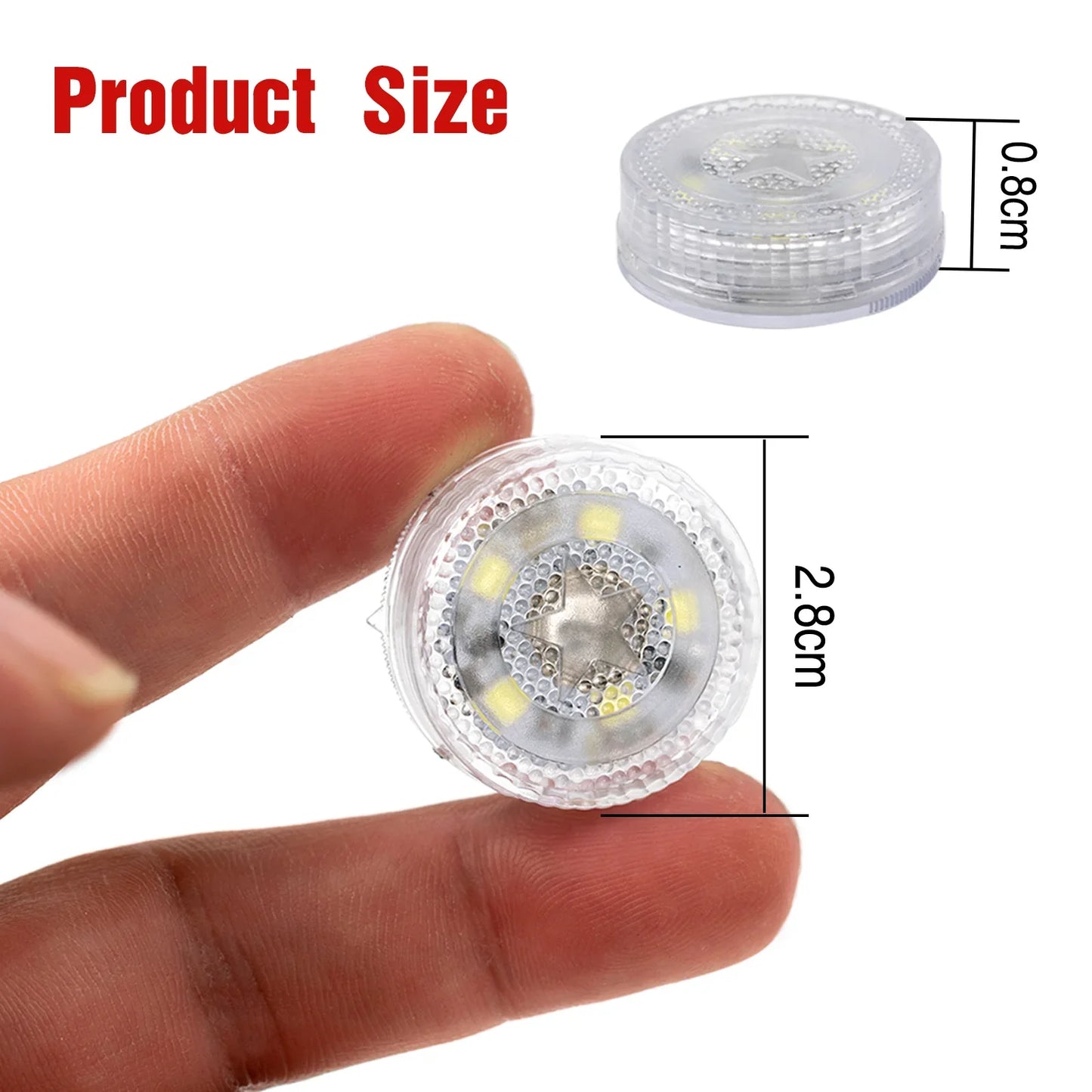 2X LED Touch Light | Portable Car Interior Light and Closet Lamp