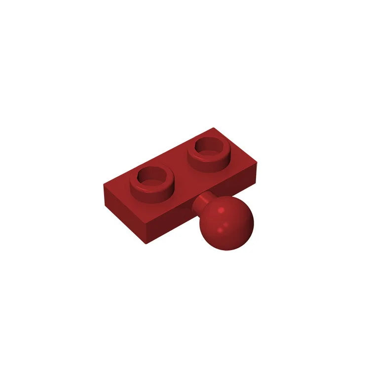Plate, Modified 1 x 2 with Tow Ball on Side | Gobricks Building Block
