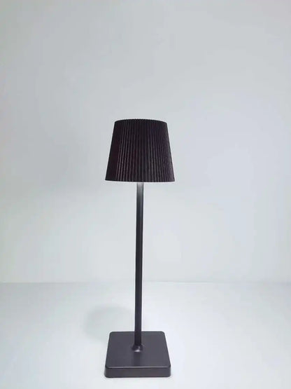 LumiGrid | Modern Stripe LED Table Lamp with Touch Dimming | Metal USB Desk Light for Decor