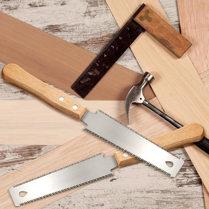 6-Inch Hand Saw with Double-Sided Flexible Blade | Flush Cutting Woodworking Tool