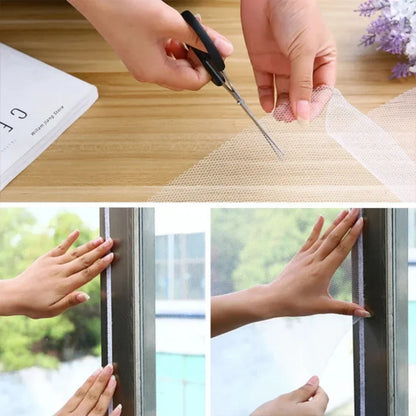 Self-Adhesive Mosquito Net for Windows | DIY Insect Screen Curtain