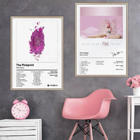 Rapper Nicki Minaj Poster HD Art Sticky Wall Waterproof Home Living Room Bar Decoration