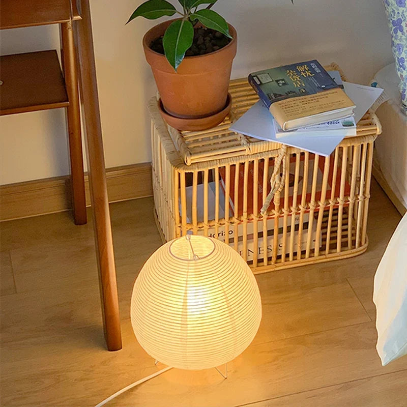 Nordic LED Table Lamp Wabi Sabi Bedside Desk Light for Bedroom Living Room
