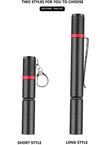 Mini LED Pen Flashlight | Ultra Bright Keychain Torch for Outdoor Adventures