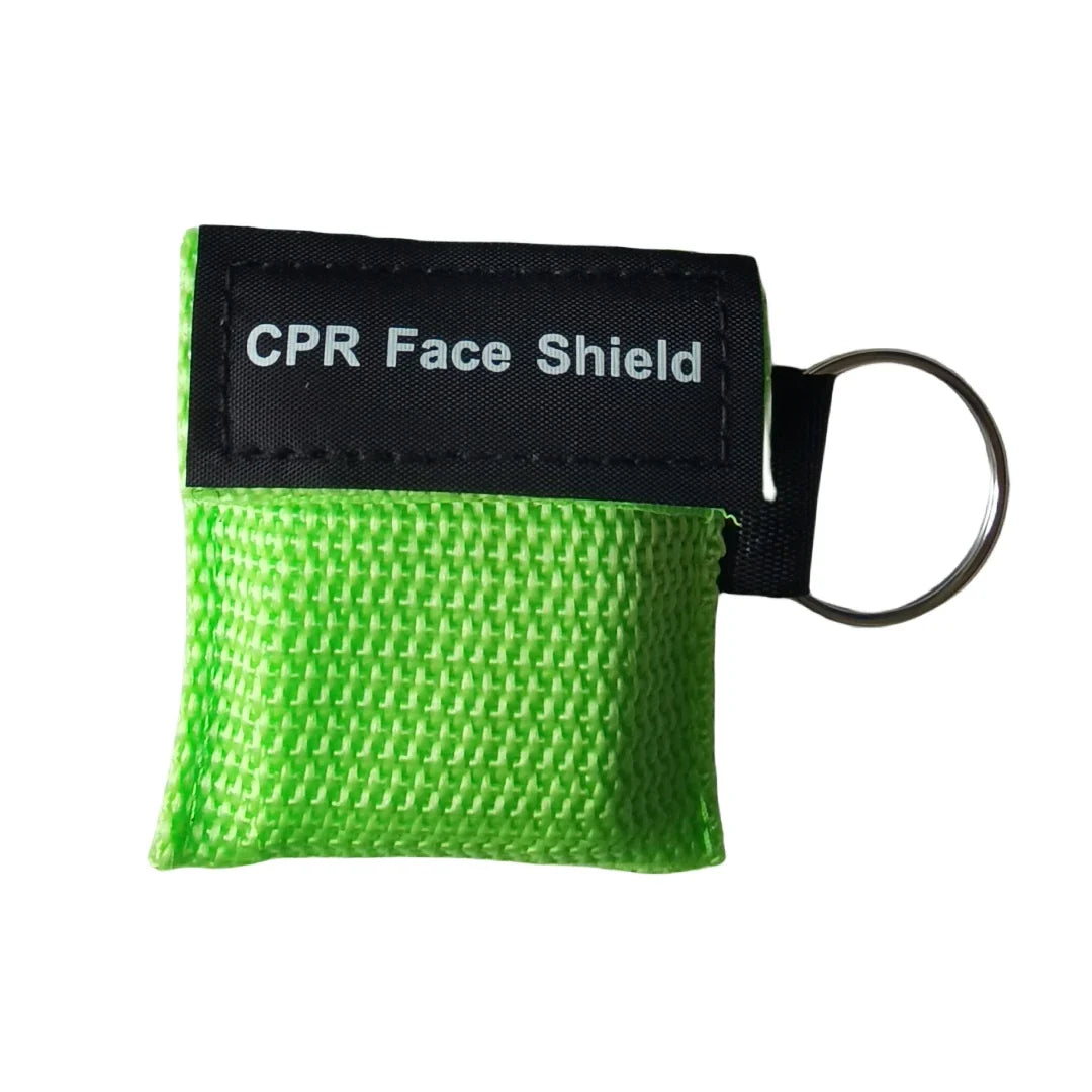 Compact CPR Face Shield Keychain | Portable Emergency Resuscitator Mask