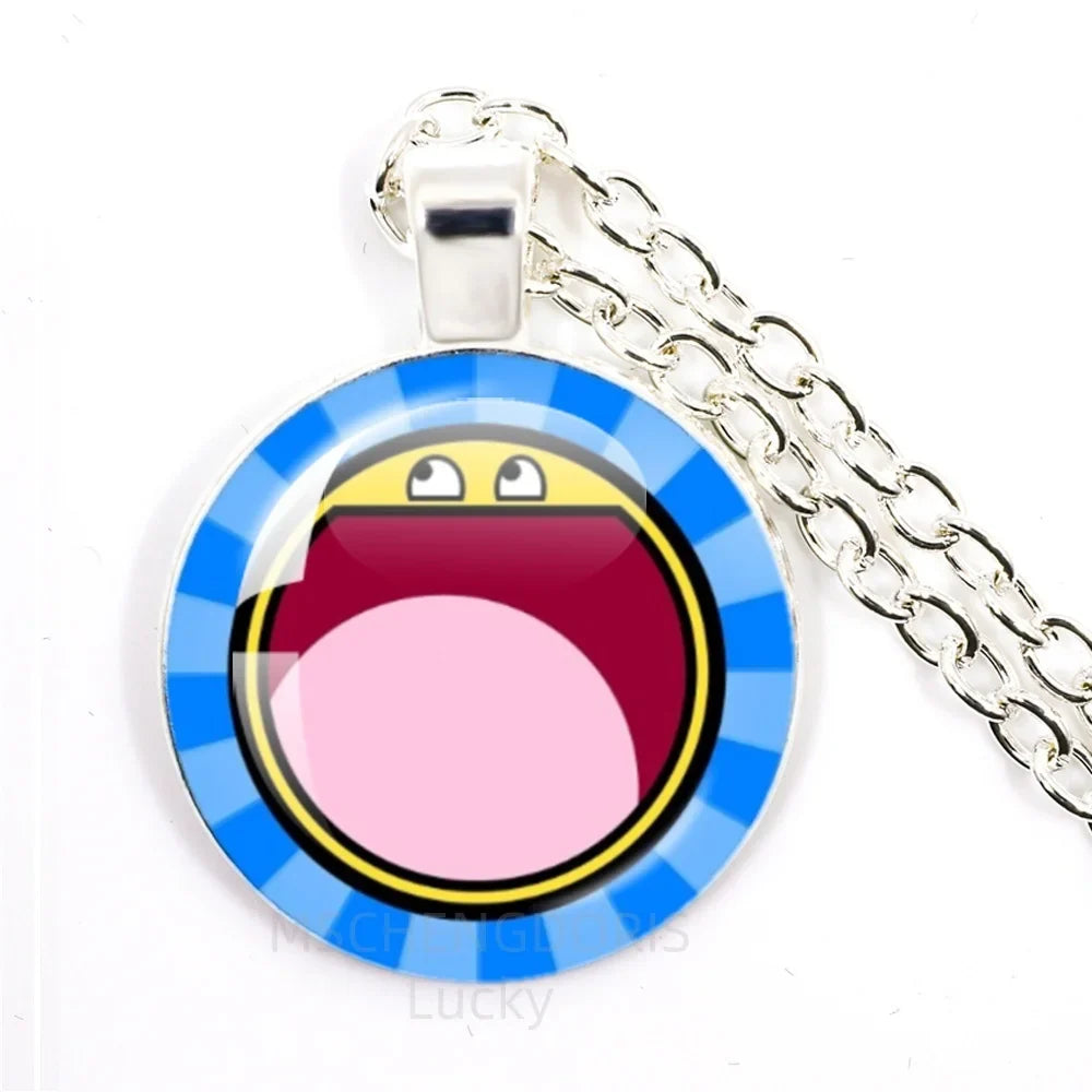 Funny Meme Cartoon Pendant Necklace | Unisex Fashion Jewelry Gift
