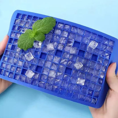 160 Square Silicone Ice Cube Tray | BPA-Free Flexible Mold for Drinks and Desserts