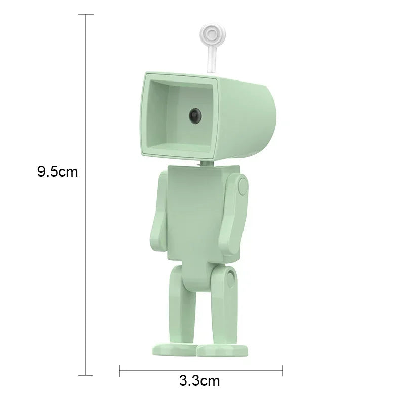 Creative Astronaut Magnetic Night Light | LED Mini Square Robot Book Lamp