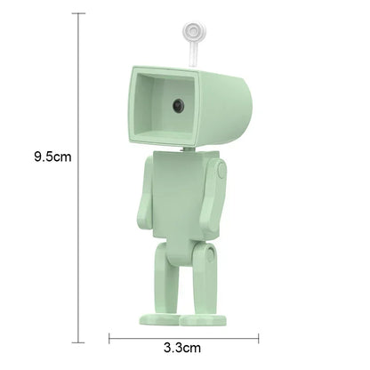 Creative Astronaut Magnetic Night Light | LED Mini Square Robot Book Lamp