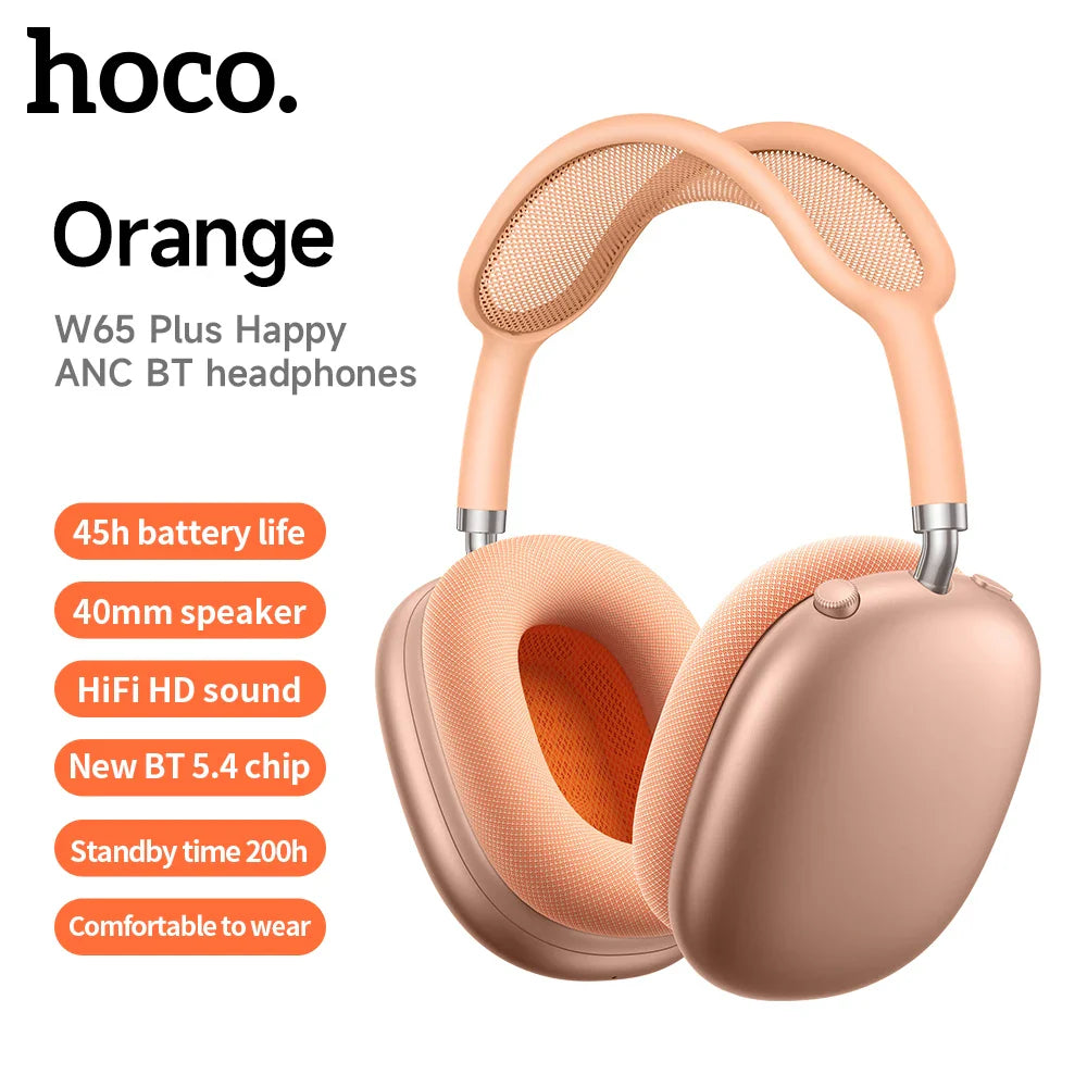 W65 Plus ANC Headphones with Magnetic Earmuffs