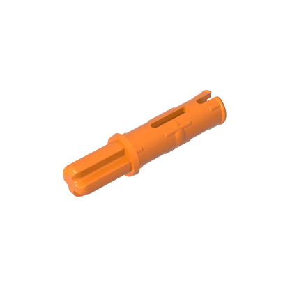 Gobricks GDS-929 Axle Pin 3L with Friction Ridges | Compatible Building Block for Technic