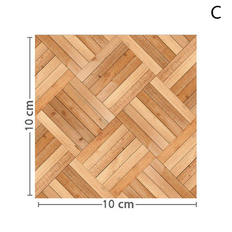 1:12 Dollhouse Miniature Grain Floor Wallpaper Tiles Sticker | Bathroom Living Room Decor